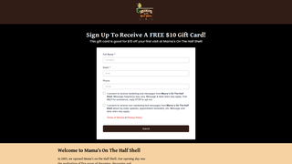 Thumbnail of mamasonthehalfshell-offers.com