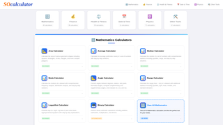 Thumbnail of socalculator.com