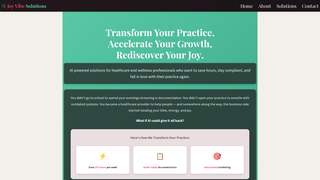 Thumbnail of joyvibesolutions.com