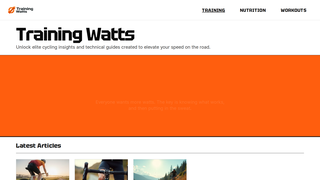 Screenshot of trainingwatts.com