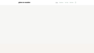 Screenshot of grieveonvacation.com
