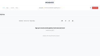 Thumbnail of meaguide.org