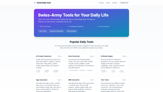 Thumbnail of myfreedailytools.com
