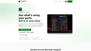 Screenshot of portwatcher.app