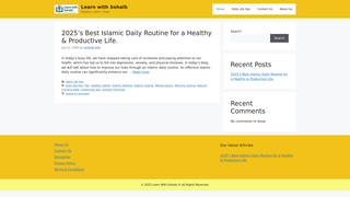 Thumbnail of learnwithsohaib.com