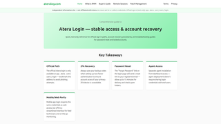 Thumbnail of ateralog.com