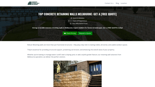 Thumbnail of concreteretainingwallsmelbourne.com