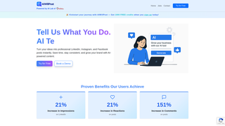 Thumbnail of aiwillpost.com