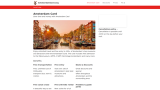 Thumbnail of amsterdamcard.org