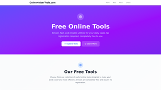 Thumbnail of onlinehelpertools.com