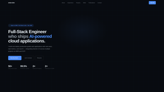 Screenshot of mohammedomerahmed.dev