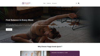 Thumbnail of yogagoodsquest.com