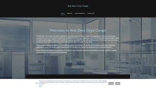 Screenshot of subzerocryocargo.com