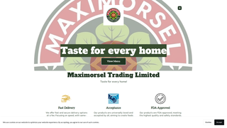Screenshot of maximorseltradinglimited.com