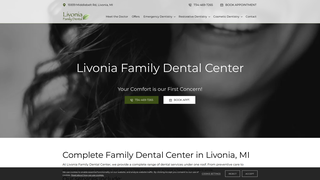 Thumbnail of livoniafamilydentalcenter.com
