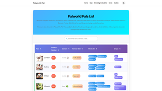 Thumbnail of palworldpal.com