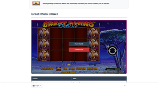 Thumbnail of greatrhinodeluxedemoslot.com