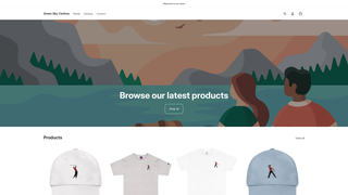 Thumbnail of greenskyapparel.com