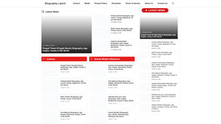 Thumbnail of biographylatest.com