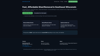 Thumbnail of shedremovalwi.com
