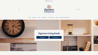 Thumbnail of signaturelivinggoods.com