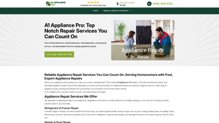 Thumbnail of a1appliancepro.com
