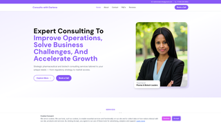 Screenshot of consultswithdarlene.com