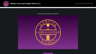 Thumbnail of websterlaserandleatherworks.com