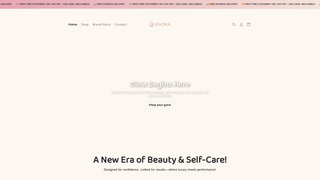 Thumbnail of kivoracosmetics.com