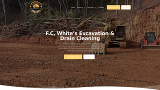 Screenshot of fcwhitesexcavation.com