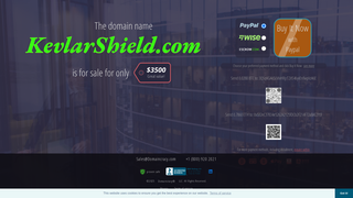 Thumbnail of kevlarshield.com