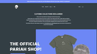 Thumbnail of pariahshop.com