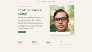 Screenshot of amuthuminisa.org