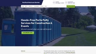 Thumbnail of redrockrestroomrentals.com