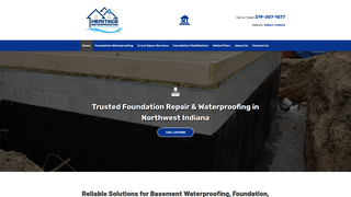 Thumbnail of heritagewaterproofing.com