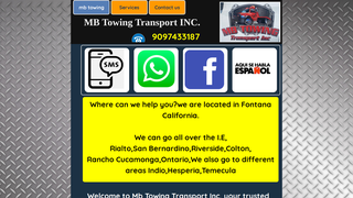 Thumbnail of mbtowingtransport.com