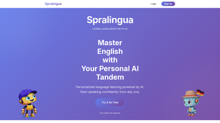 Thumbnail of spralingua.com