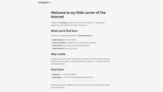 Thumbnail of writebylinh.com