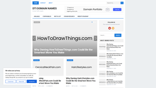 Thumbnail of dtidomainnames.com