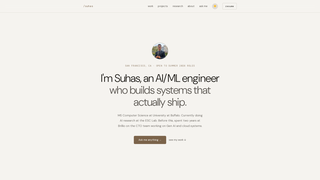 Screenshot of suhaskm.tech