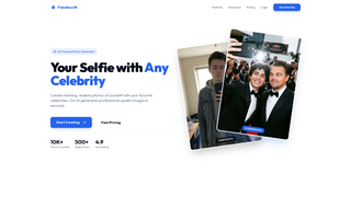 Screenshot of famebooth.com