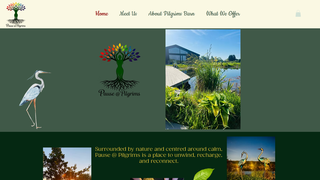 Screenshot of pauseatpilgrims.com