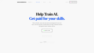 Screenshot of dataeminence.com