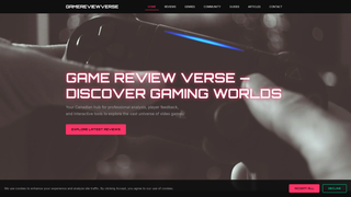 Screenshot of quantumkryptonix-gamereviewverse.com