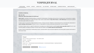Thumbnail of vesperjournal.com