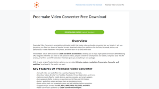 Thumbnail of freemakevideoconverter.com