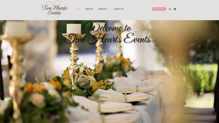 Thumbnail of twoheartsevents.com