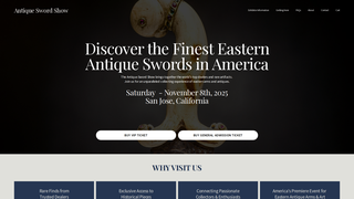 Thumbnail of antiqueswordshow.com