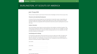 Thumbnail of burlingtonscouts.com