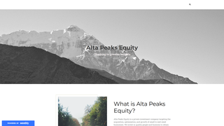 Thumbnail of altapeaksequity.com